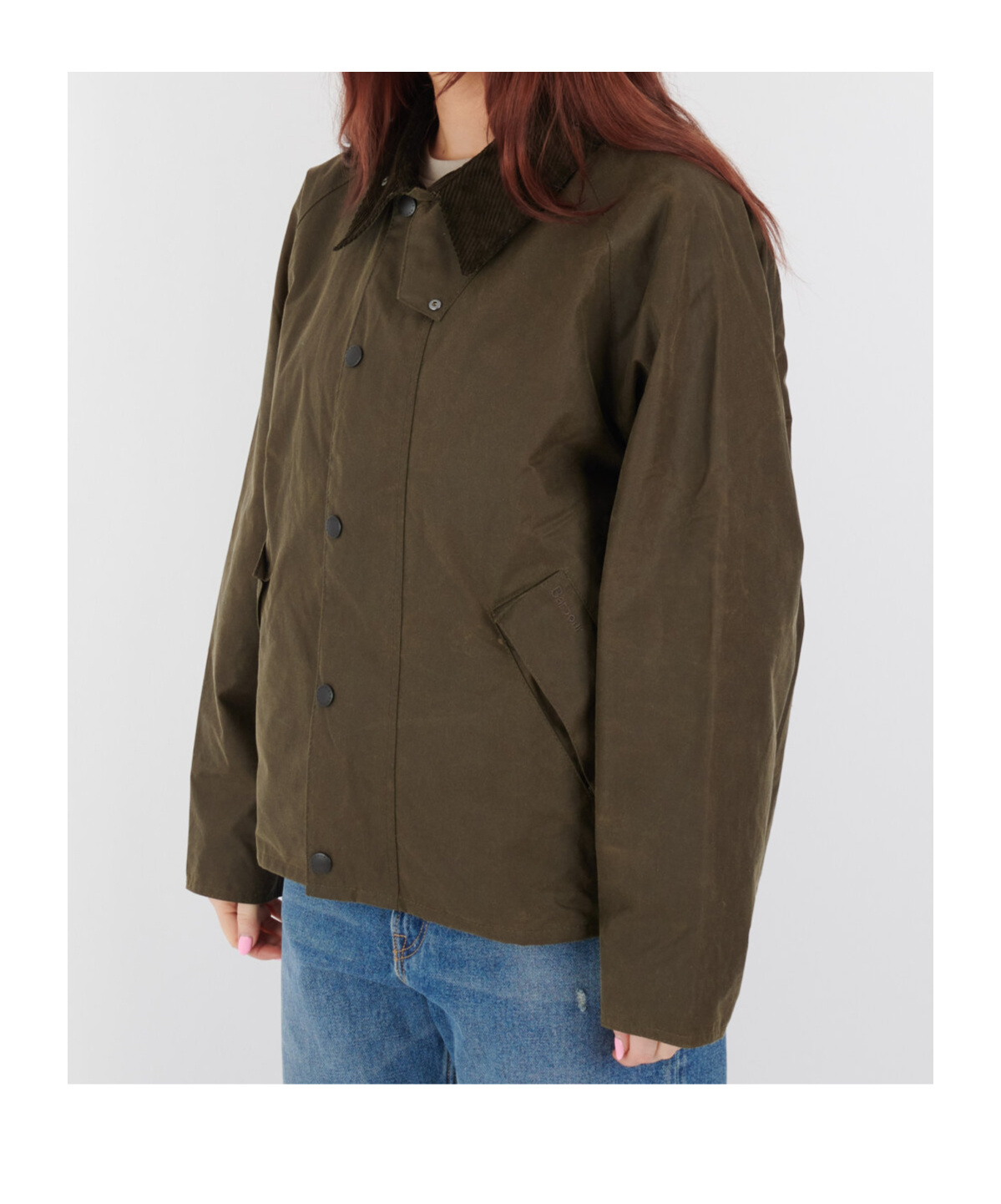 Barbour Long-sleeved Casual Jacket In Green