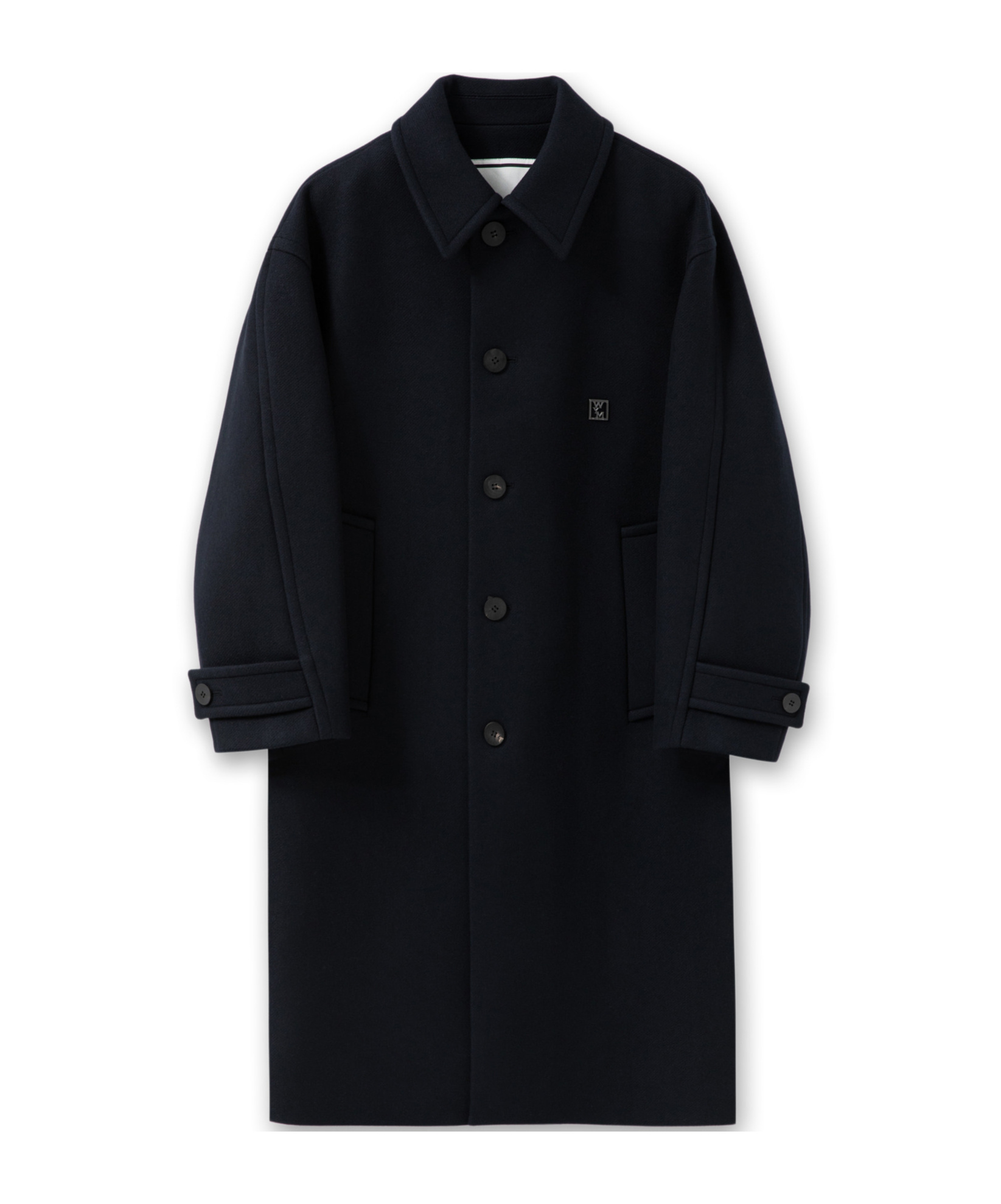 Wooyoungmi Single-breasted Wool Coat In Black