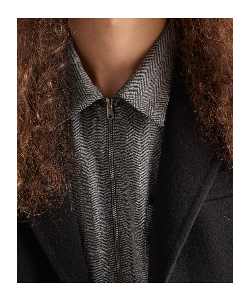 Prada Single-breasted Cashmere Jacket In Black