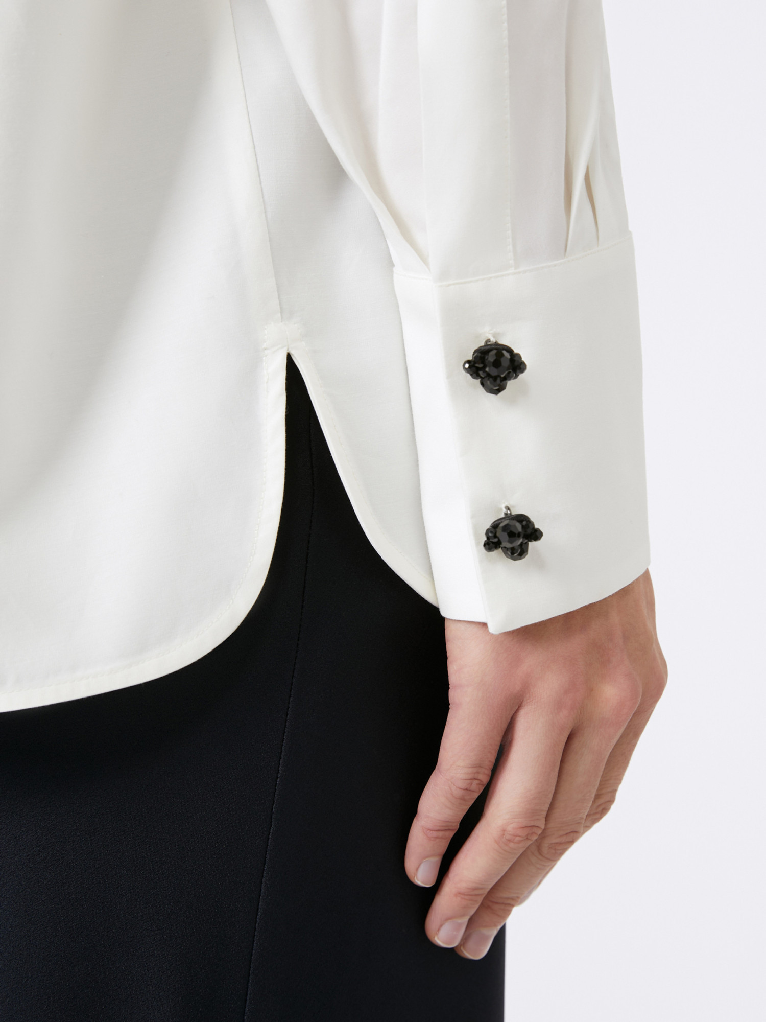 Max Mara Roll In White