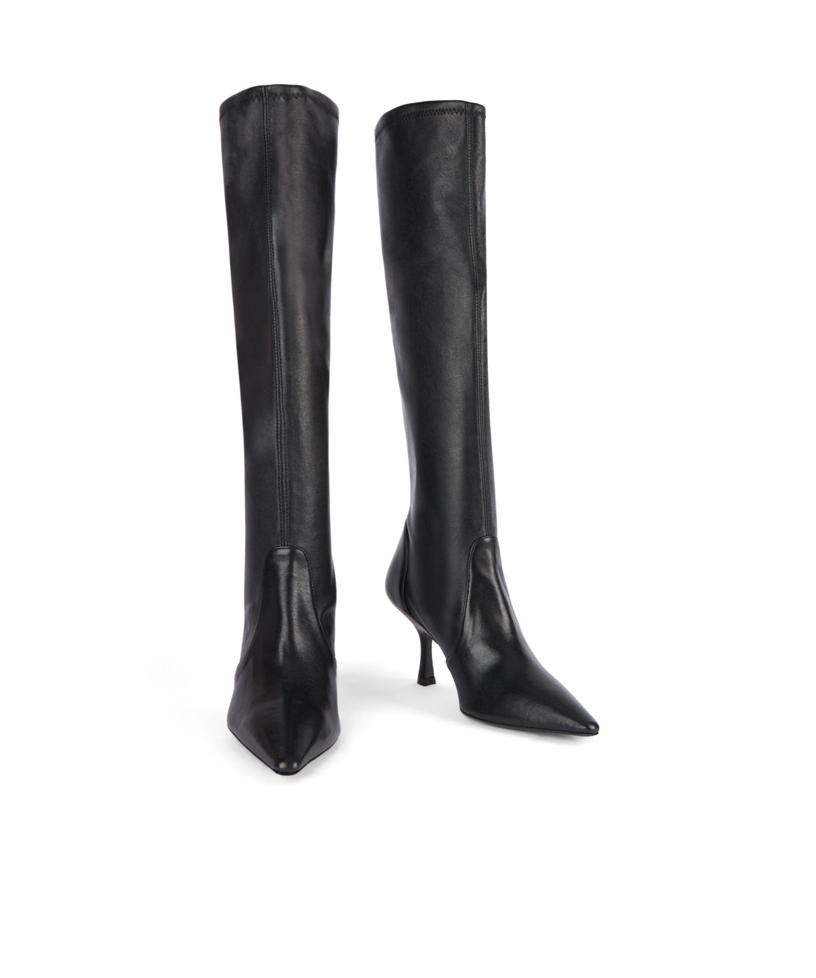 Stuart Weitzman Pointed-toe Boots In Black