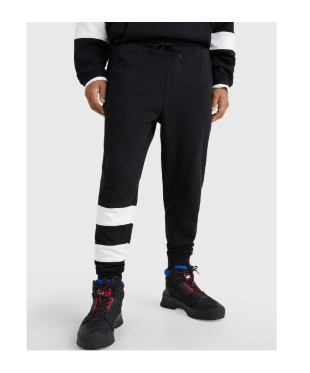 Tommy Hilfiger College Cuffed Joggers In Black