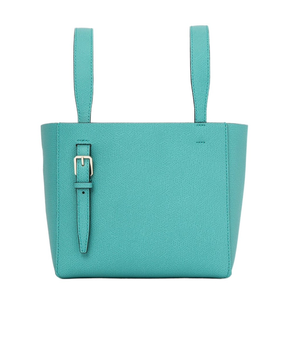 Valextra Double Hand Shoulder Bag In Blue