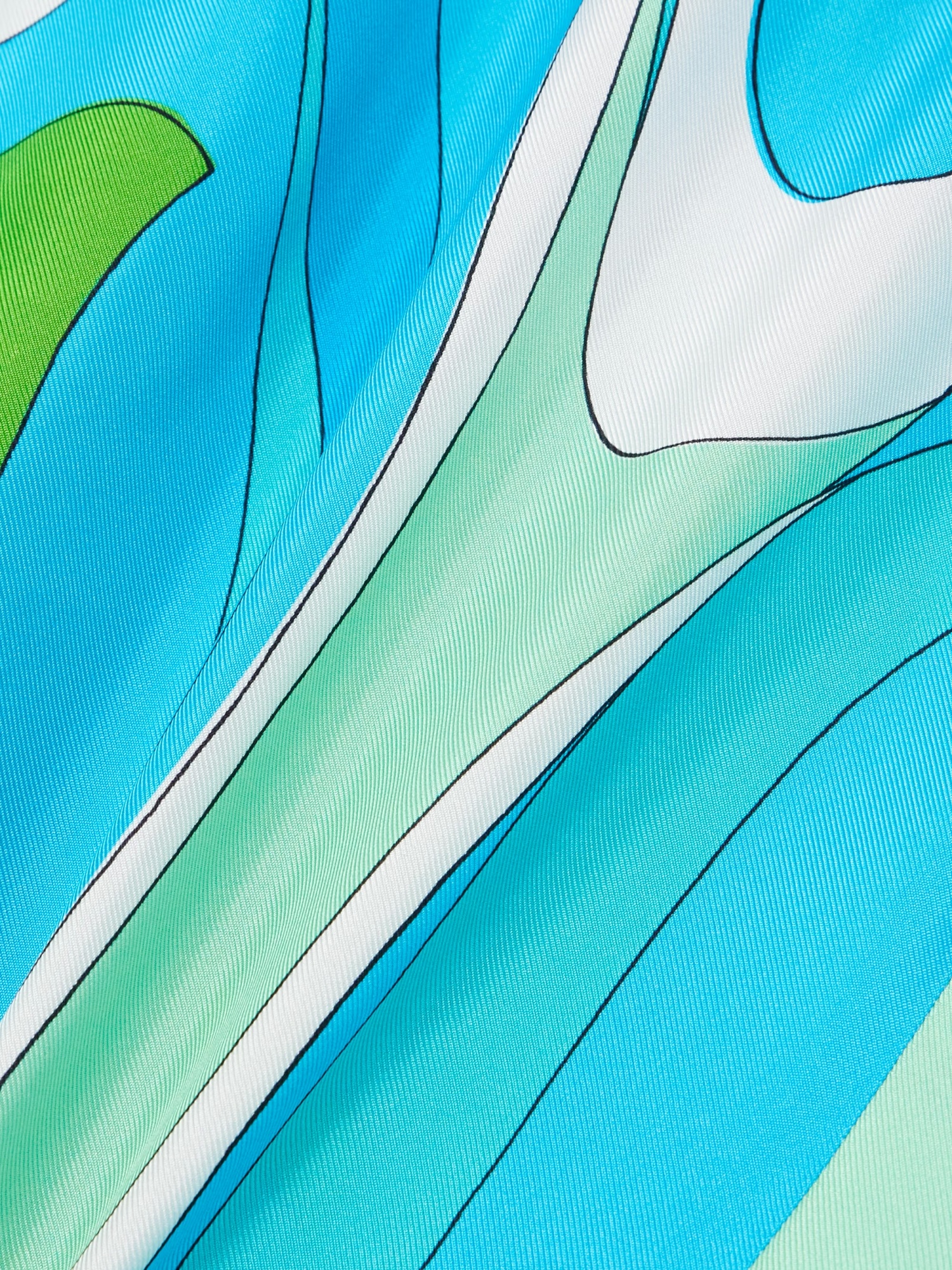 EMILIO PUCCI MARMO-PRINT SILK SHIRT