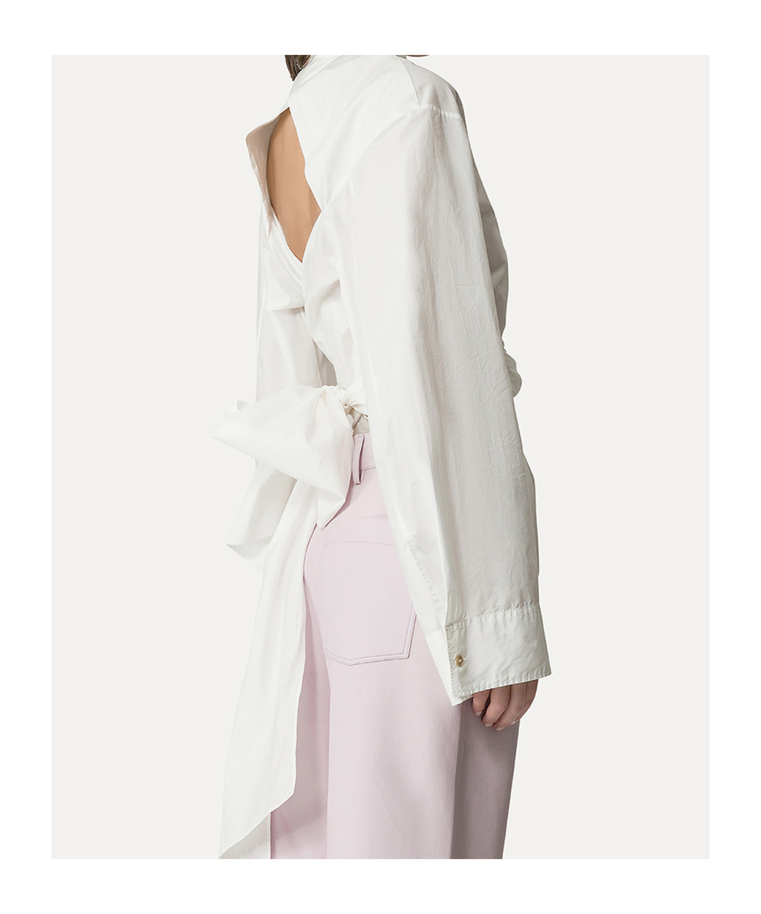 Forte Forte Belted Shirt In White