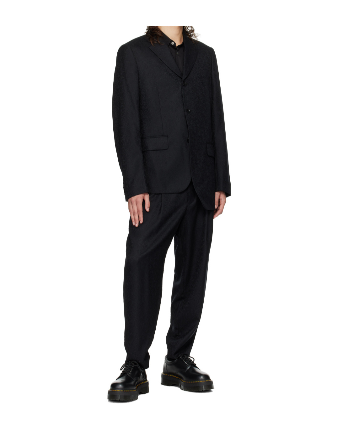 Comme Des Garçons Long-sleeved Suit Jacket