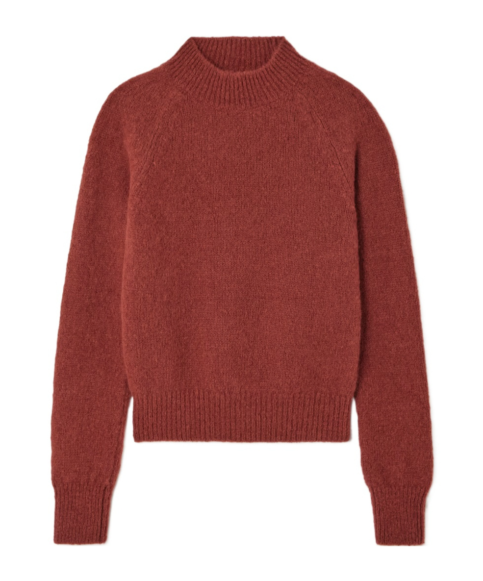 Dries Van Noten Round Neck Sweater In Red
