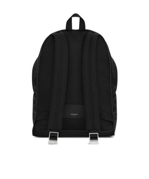 Saint Laurent Leather Coco Backpack In Black