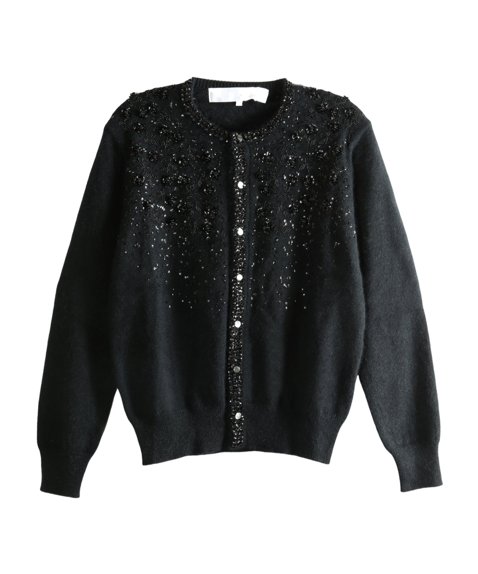 Comme Des Garçons Long-sleeved Sweater In Black