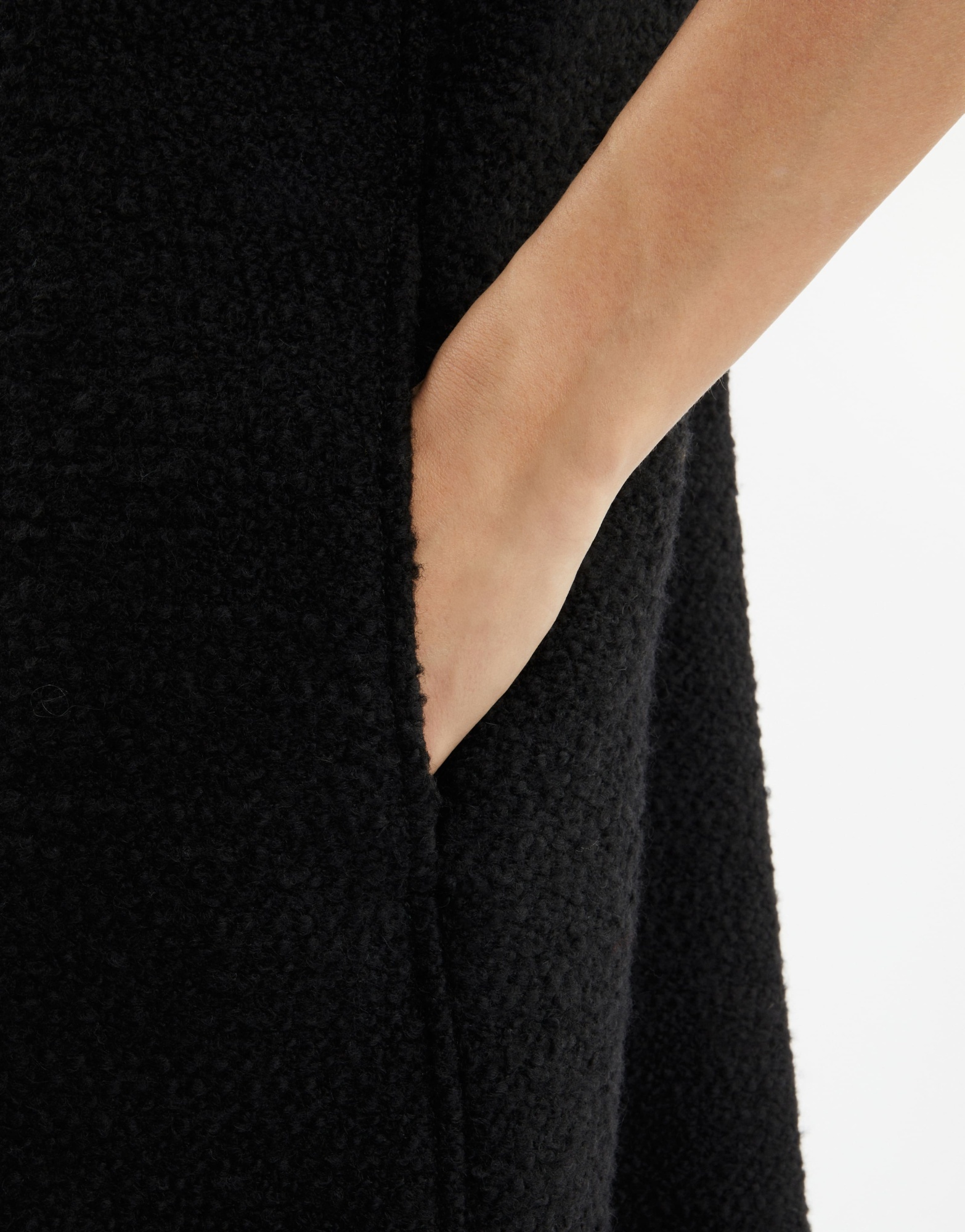 Fay Strukturierte Weste Mit Gancini-detail In Black