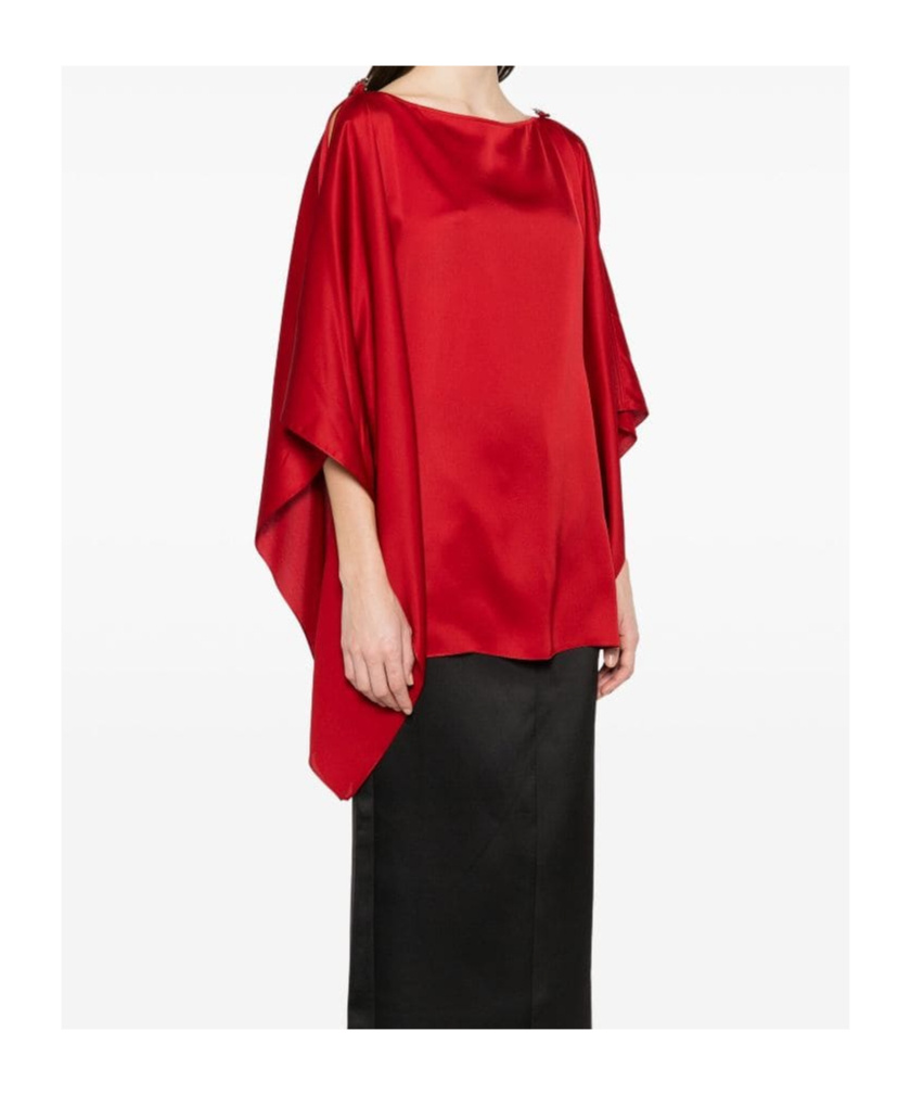 Lanvin Bluse Aus Seide In Red