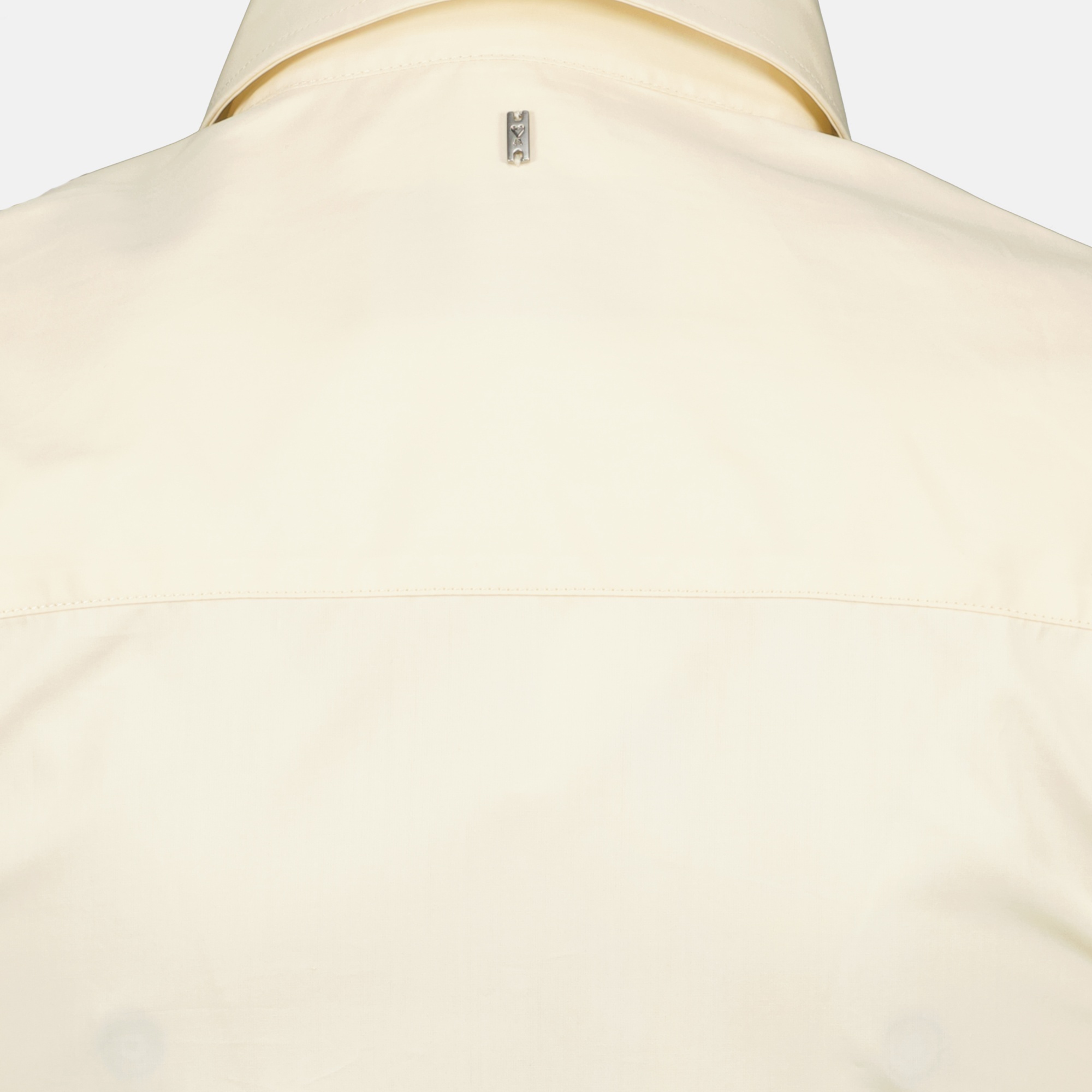 Ami Alexandre Mattiussi Lapel Short-sleeved Shirt In White