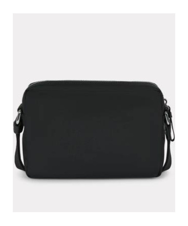 Kenzo Stylish Messenger Bag Embroidered Design In Black