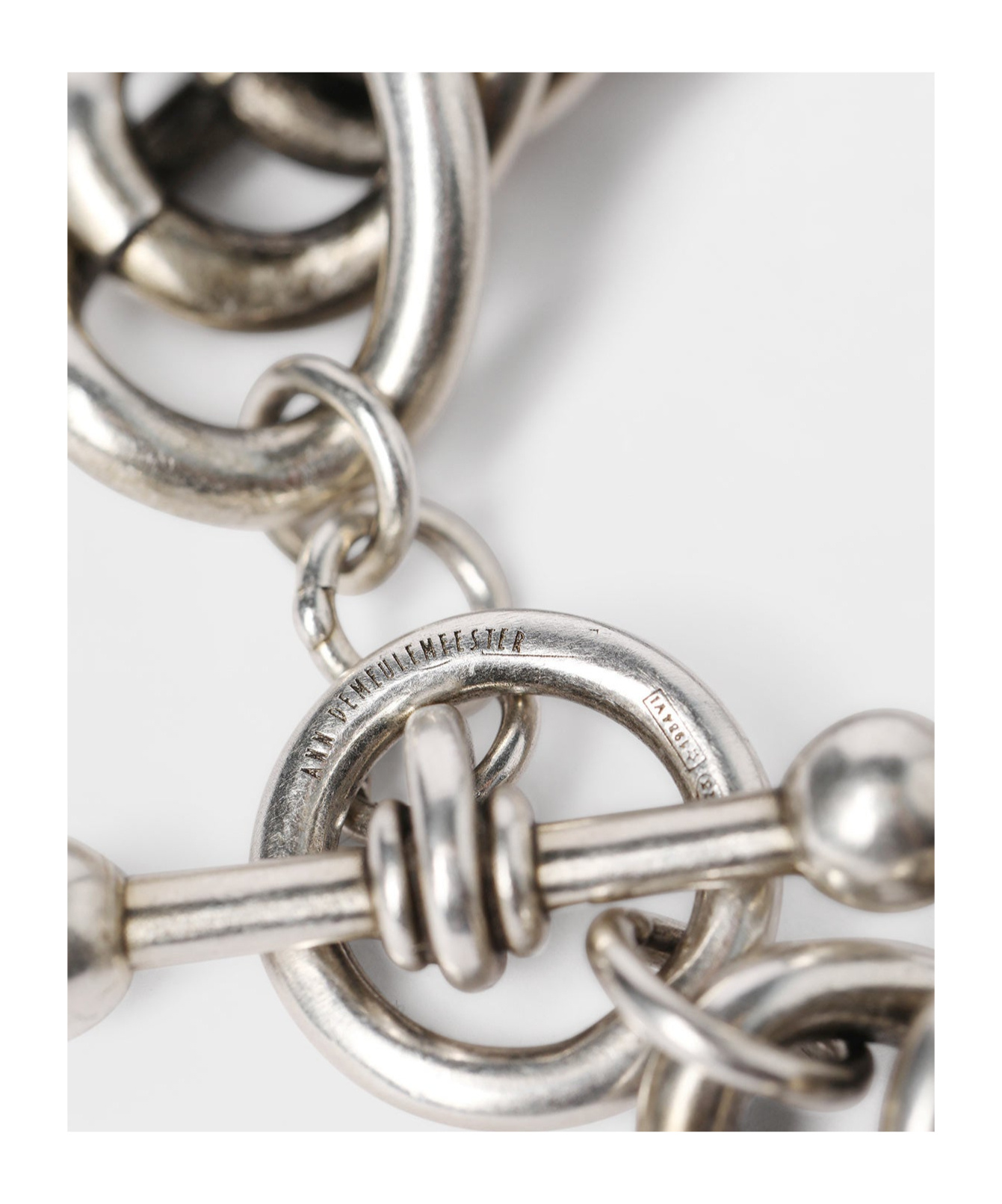 Ann Demeulemeester Pavel Chain Bracelet In Silver