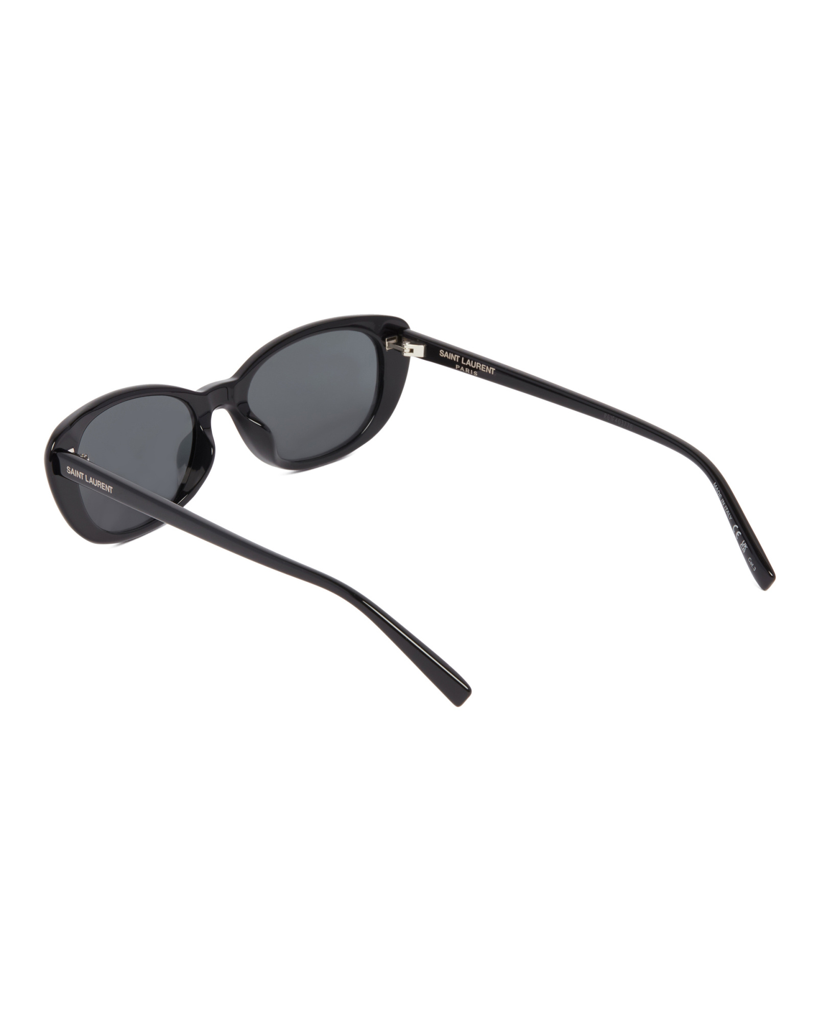 Saint Laurent Full Frame Sunglasses In Gray