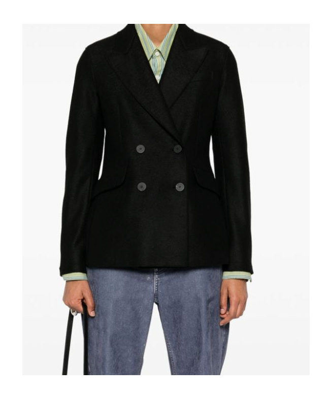 Harris Wharf London Tailored Wool Blazer In Black