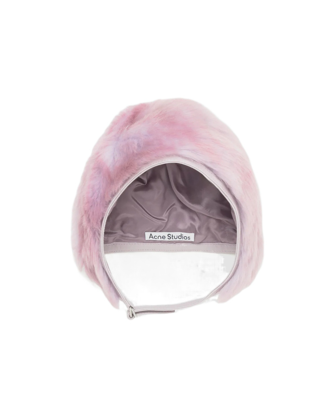 Acne Studios Shearling Cap In Multi