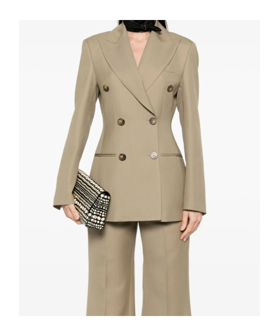 The Seafarer Long-sleeved Suit Coat In Nude