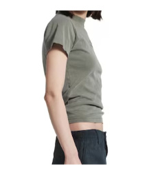 Balenciaga Women's Loop Sports Icon Fitted T-shirt In Grey In Gray