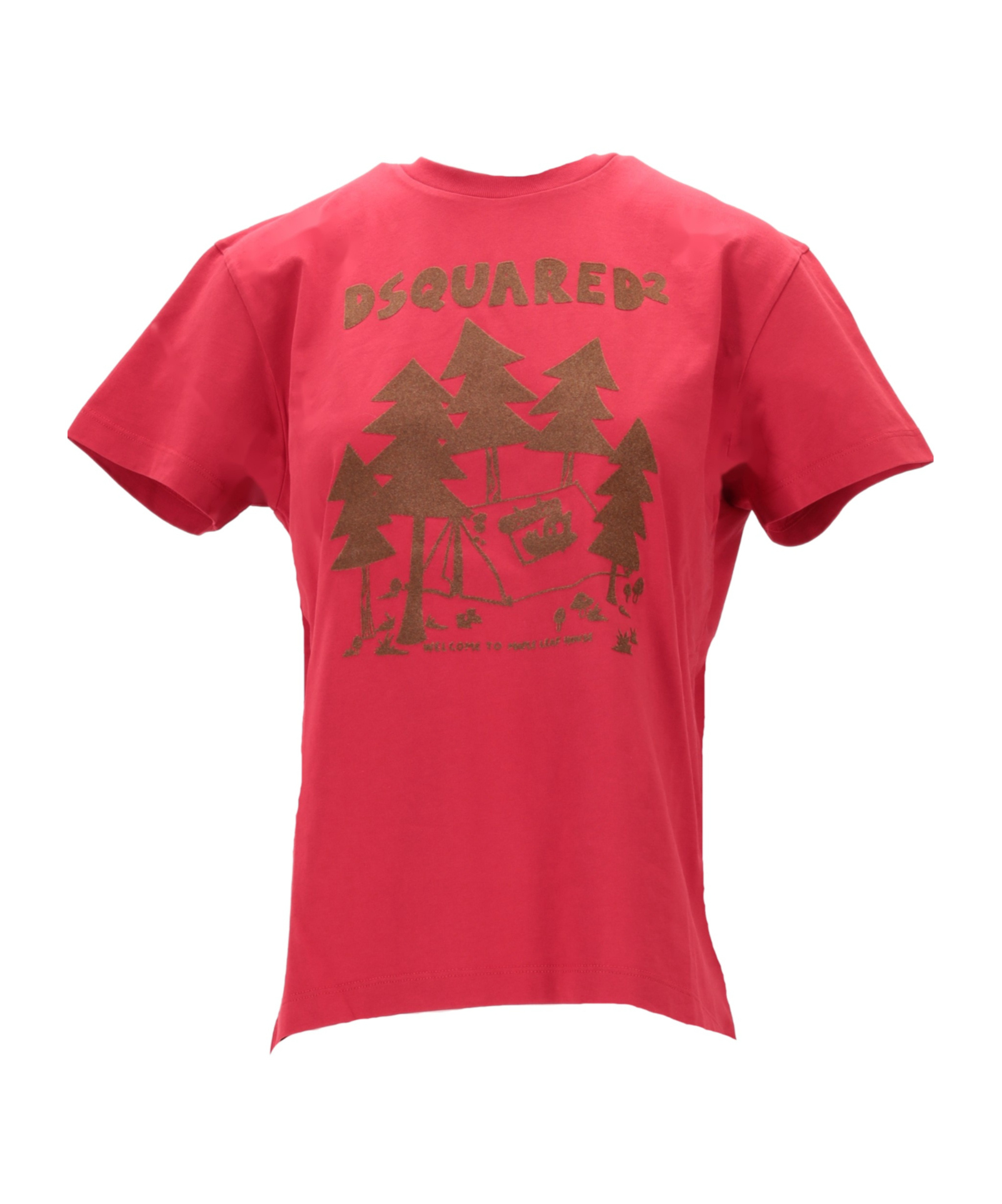 Dsquared2 Graphic Printed Crewneck T-shirt