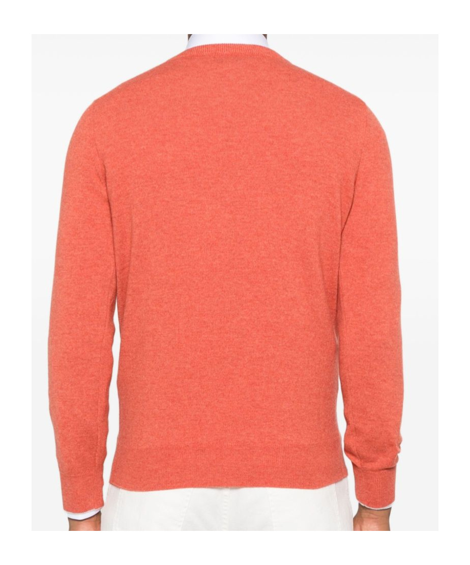 Brunello Cucinelli Round-neck Sweater In Red