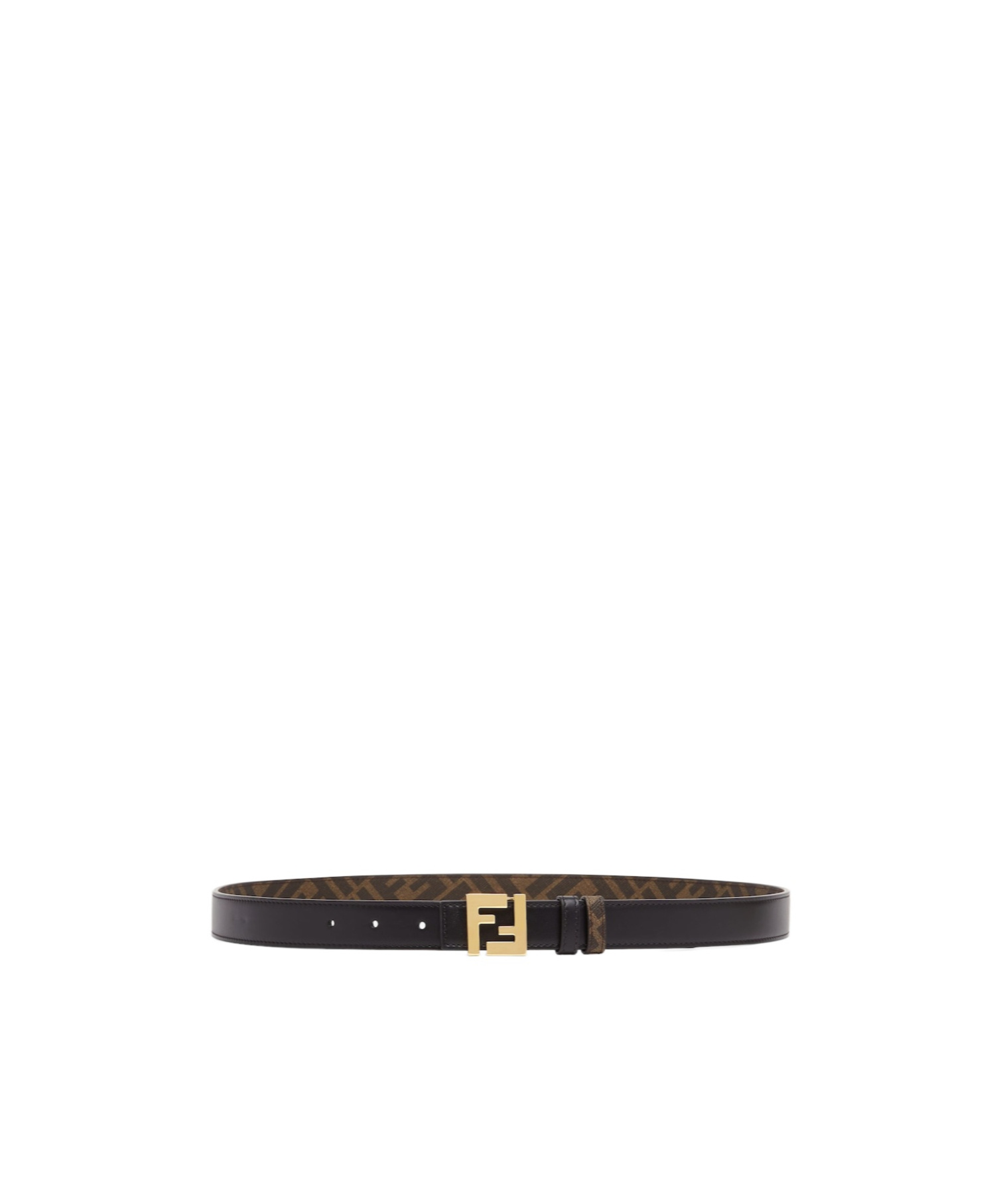 Fendi Reversible Ff-pattern Belt In Brown