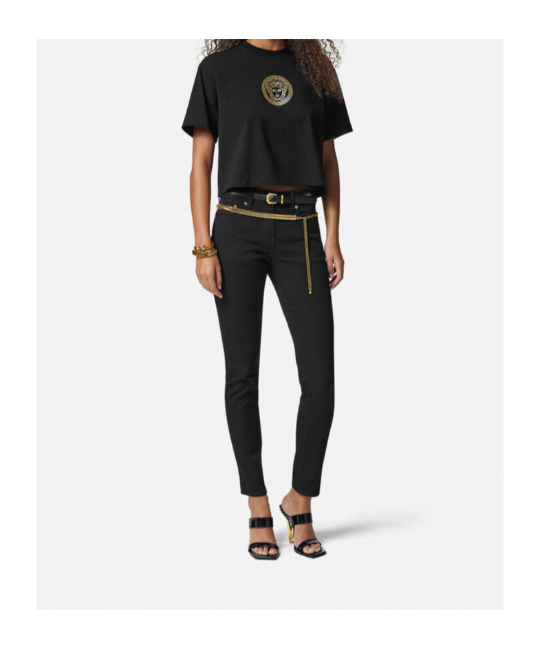 Versace Jean Coupe Classique Medusa '95 In Black