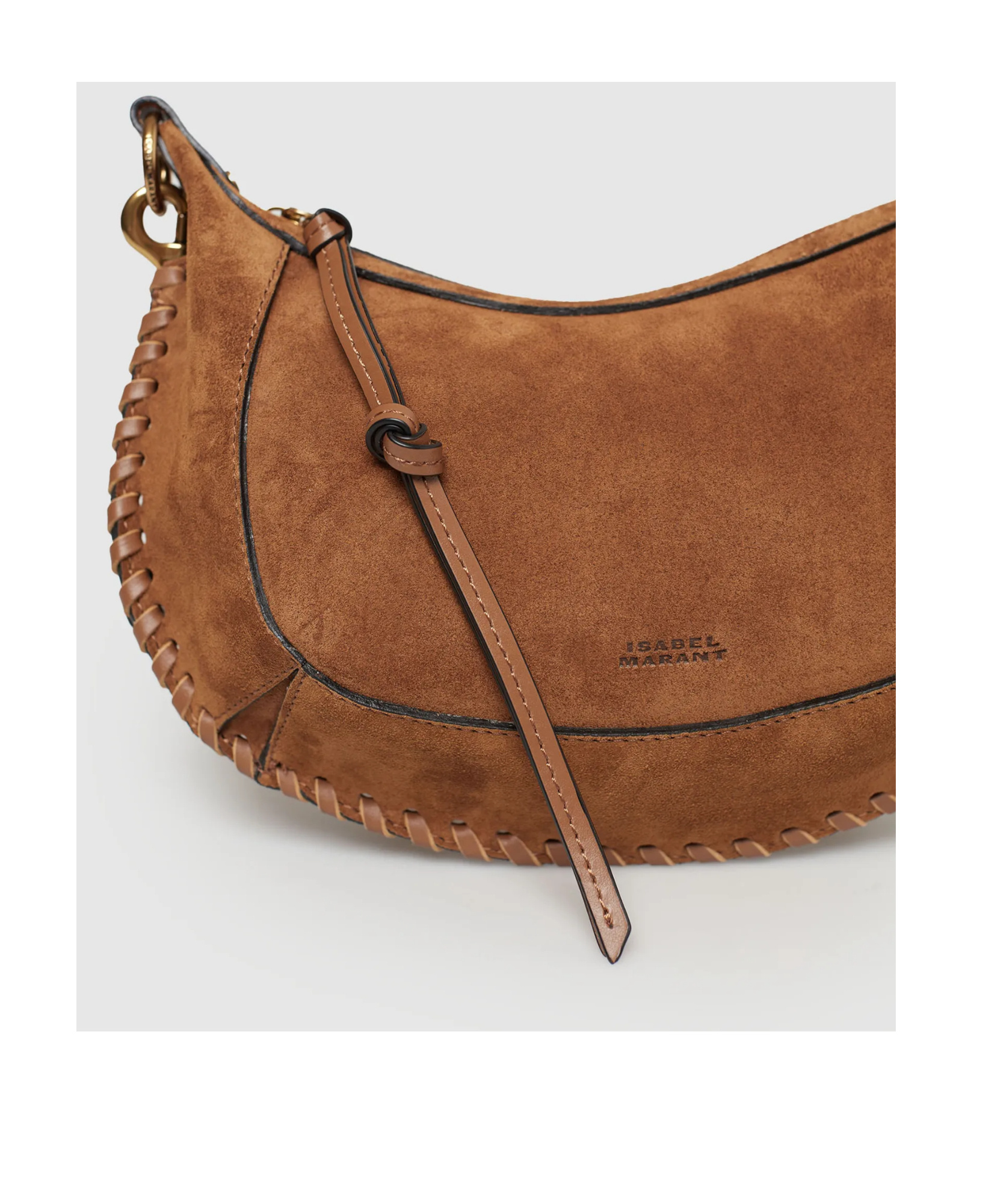 Isabel Marant Zip-open Shoulder Bag In Brown