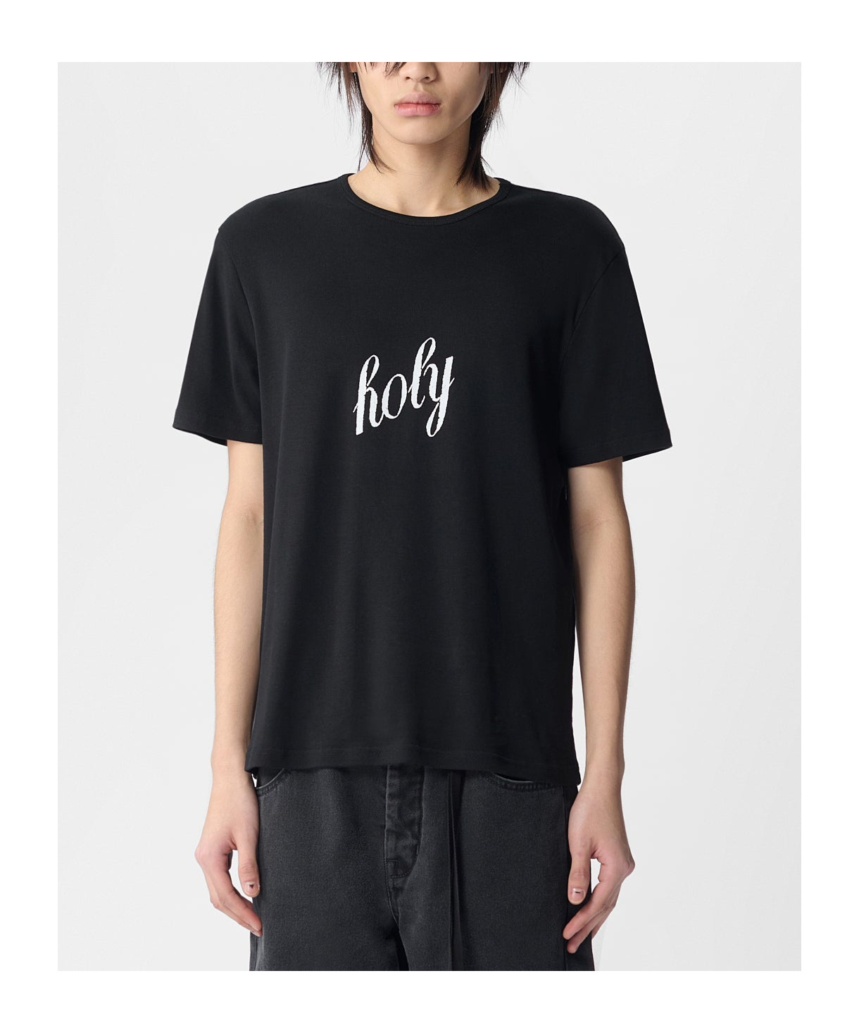 Ann Demeulemeester Baptist Printed Standard Fit T-shirt In Multicolor