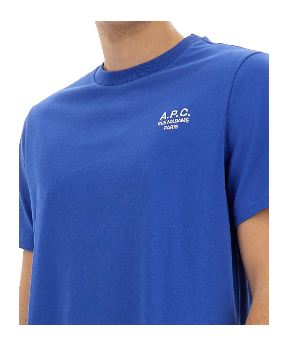 Apc A.p.c. Standard Rue Madame T-shirt In Blue