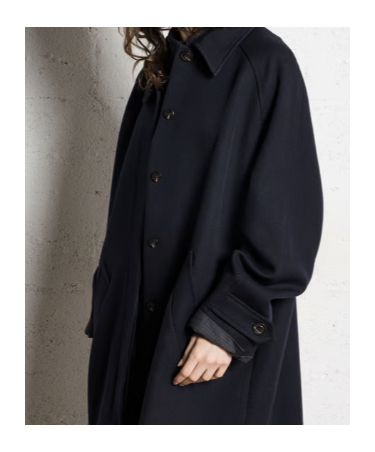 Soeur Oversized Coat In Black