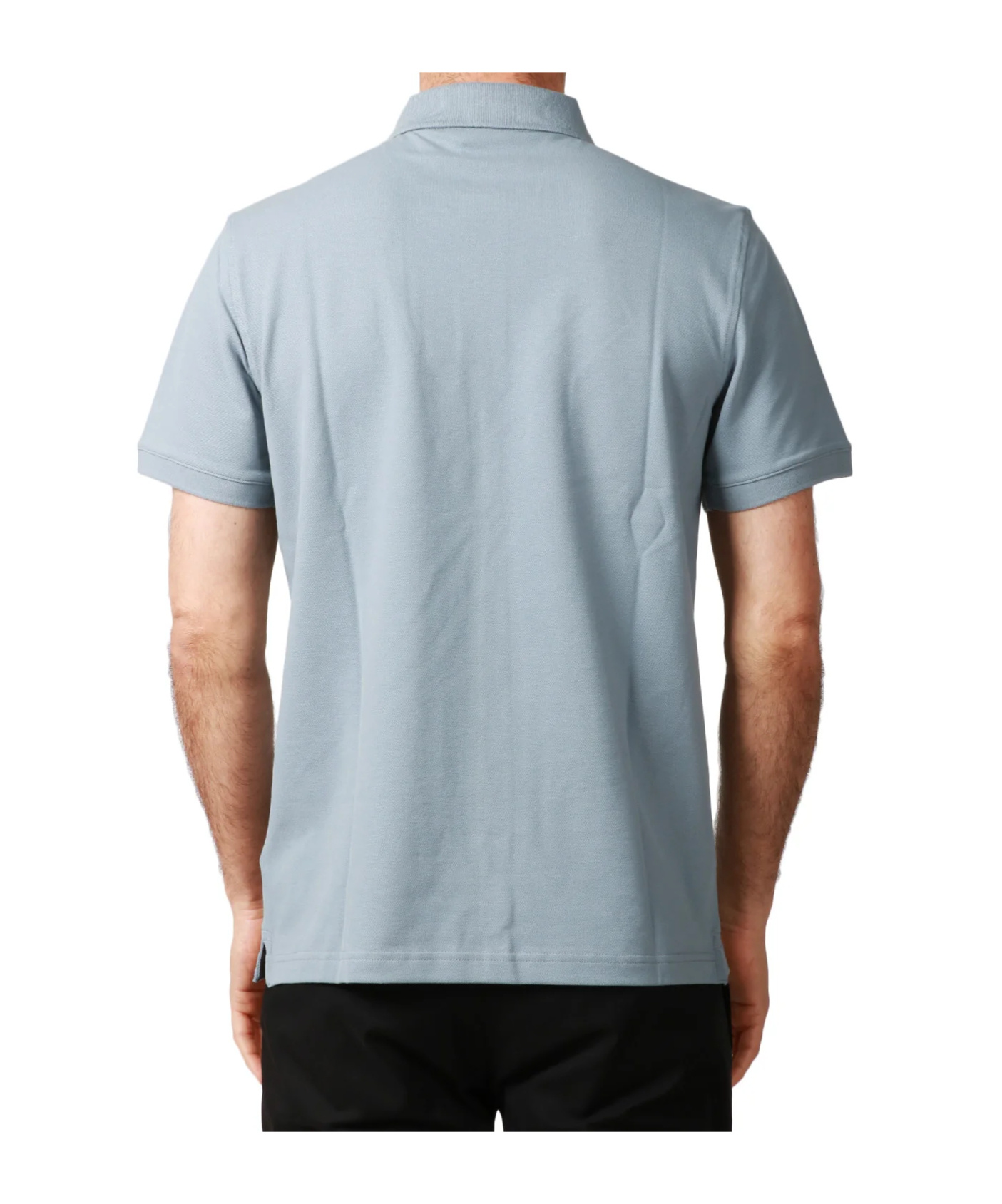 K-way Logo Short-sleeved Polo Shirt In Gray