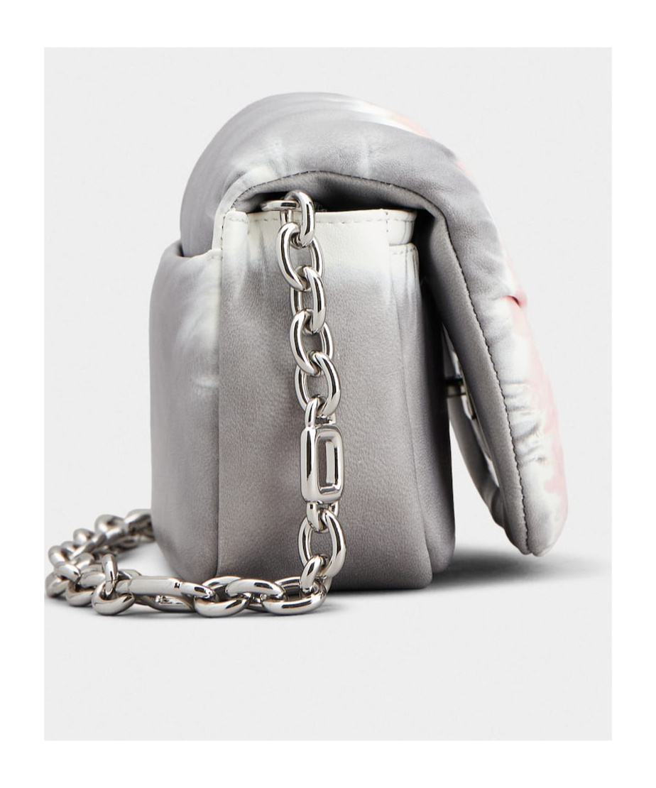 Shop Roger Vivier Viv' Choc Mini Bag In Nappa Leather In White