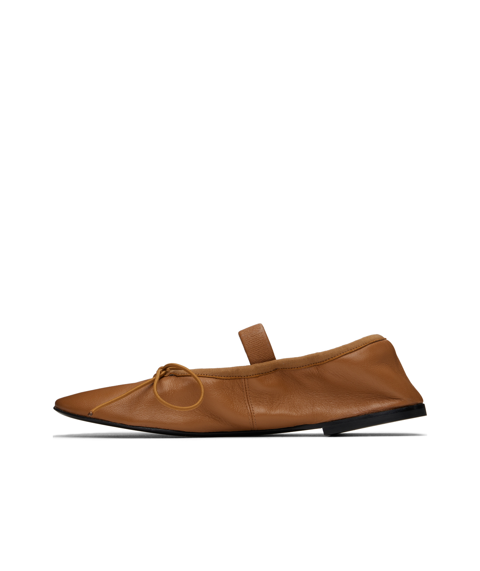 Proenza Schouler Glove Mary Jane Ballerina Flats In Tobacco Color