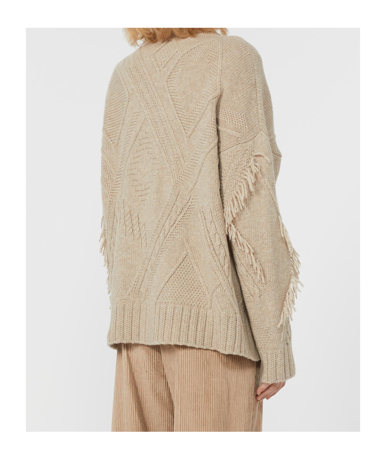 Weekend Max Mara Long-sleeved Cardigan In Neutral