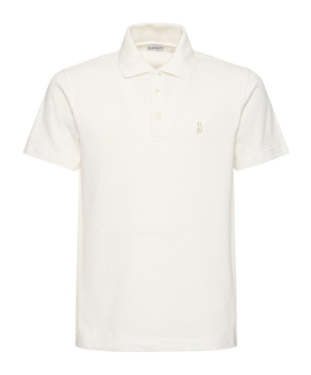 Burberry B-shield Embroidered Polo Shirt