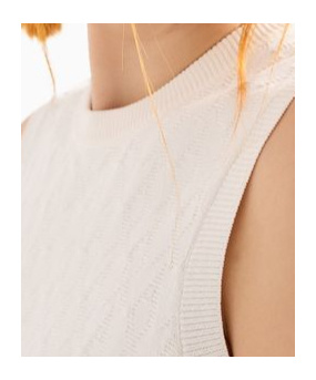 Armani Exchange Sleeveless Vest In White
