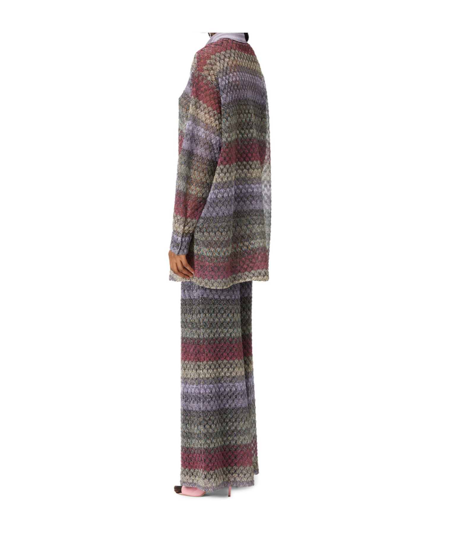 Missoni Wide Leg Casual Pants In Multi-color