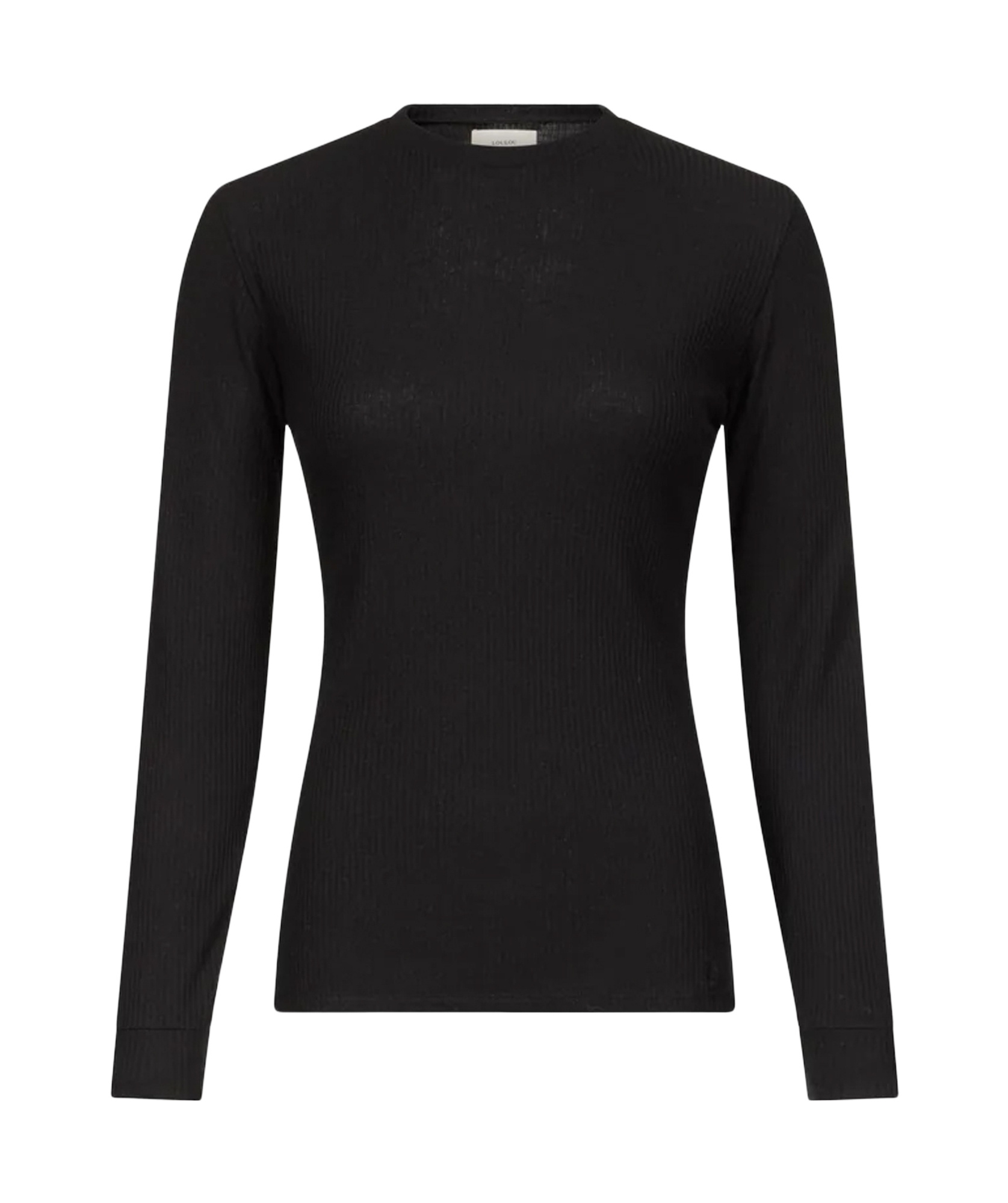 Loulou Studio Long-sleeved Sweater In Black