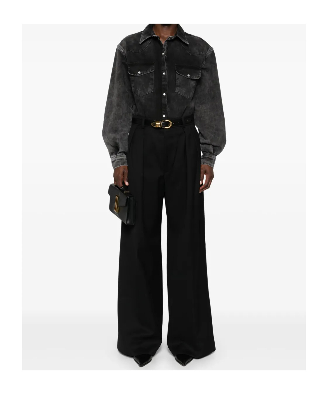 Wardrobe.nyc Wide-leg Casual Pants