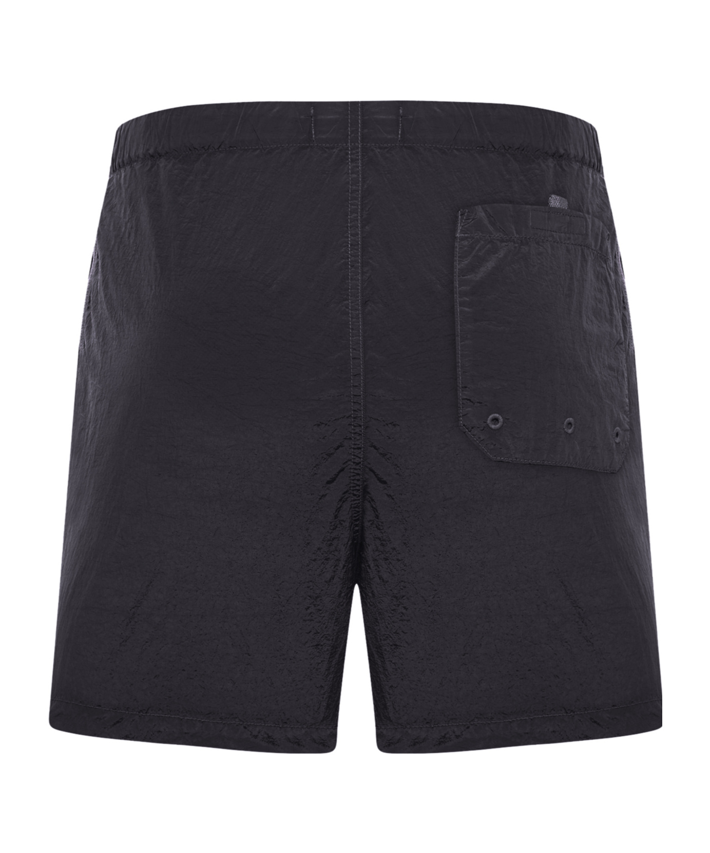 Stone Island Drawstring-fastening Shorts In Black