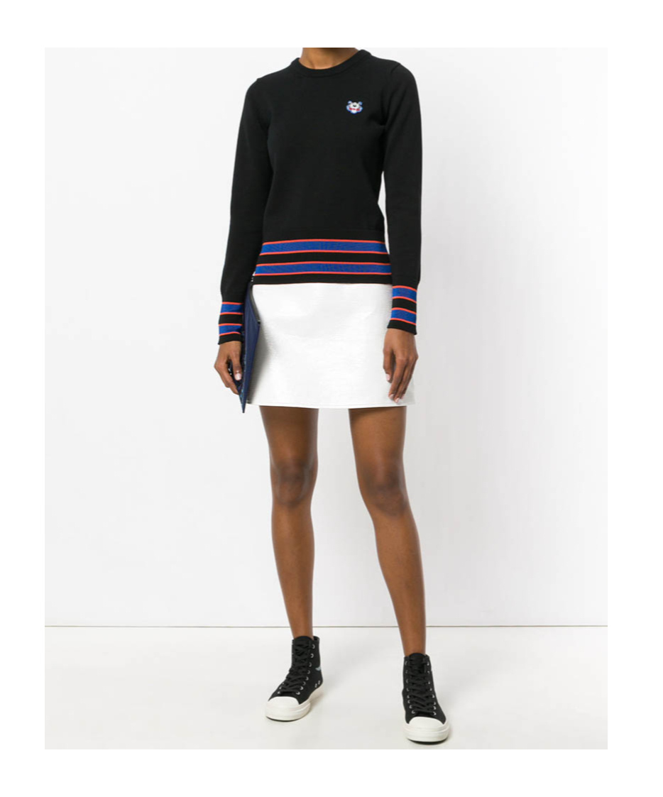 Kenzo Mini Tiger Sweater In Black