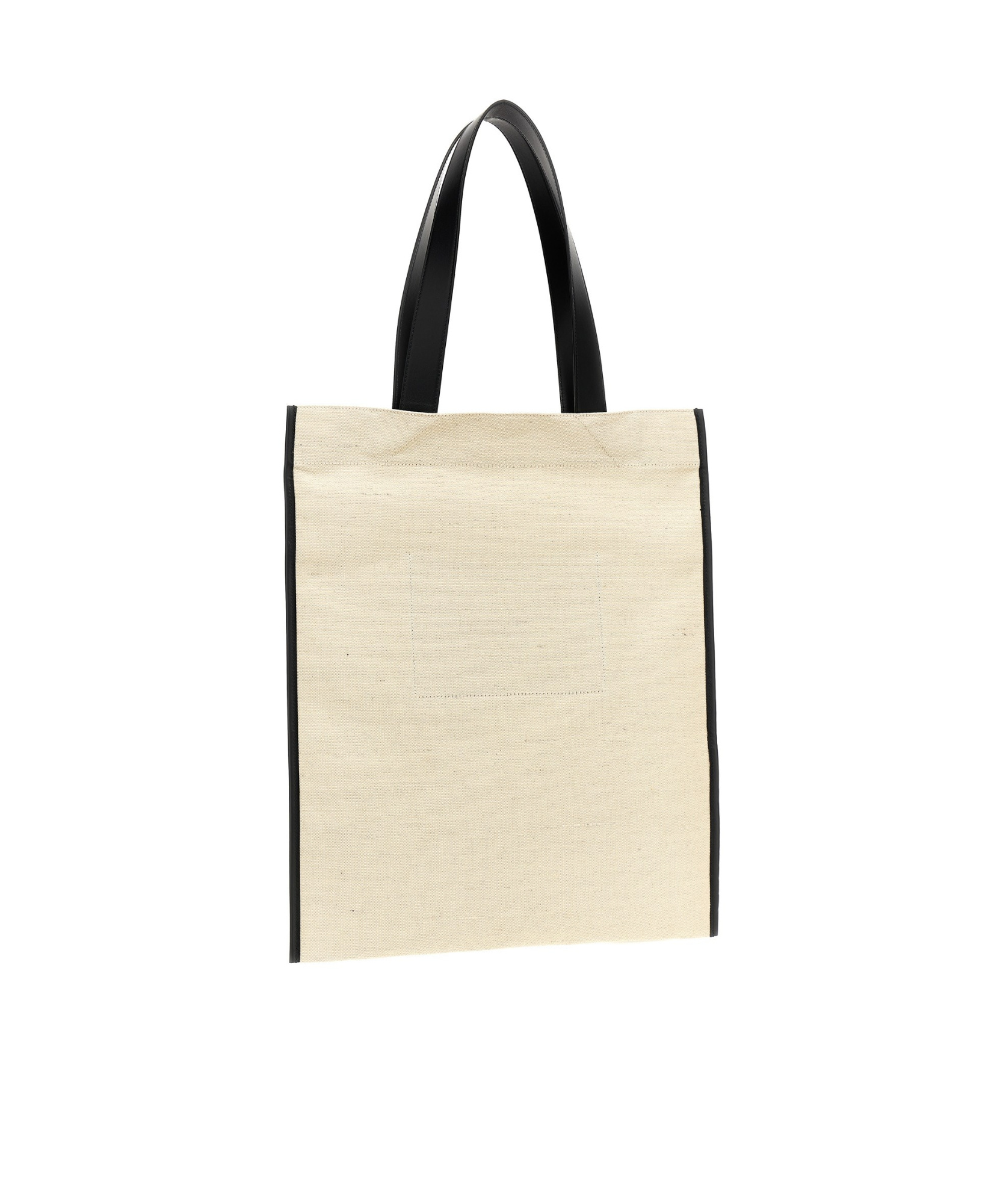 Jil Sander Logo Printed Medium Shopping Bag In Nude