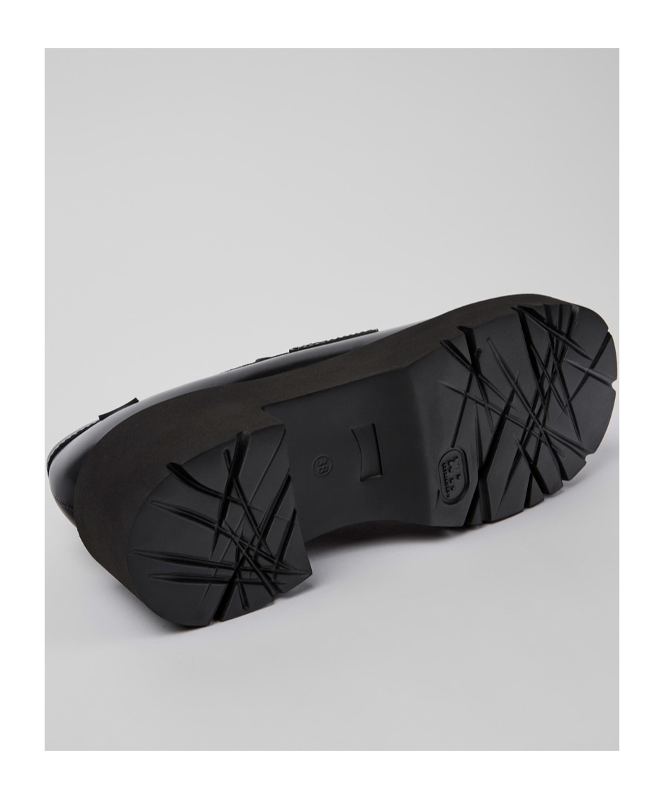 Camper Slip-on Loafer Shoes In Black