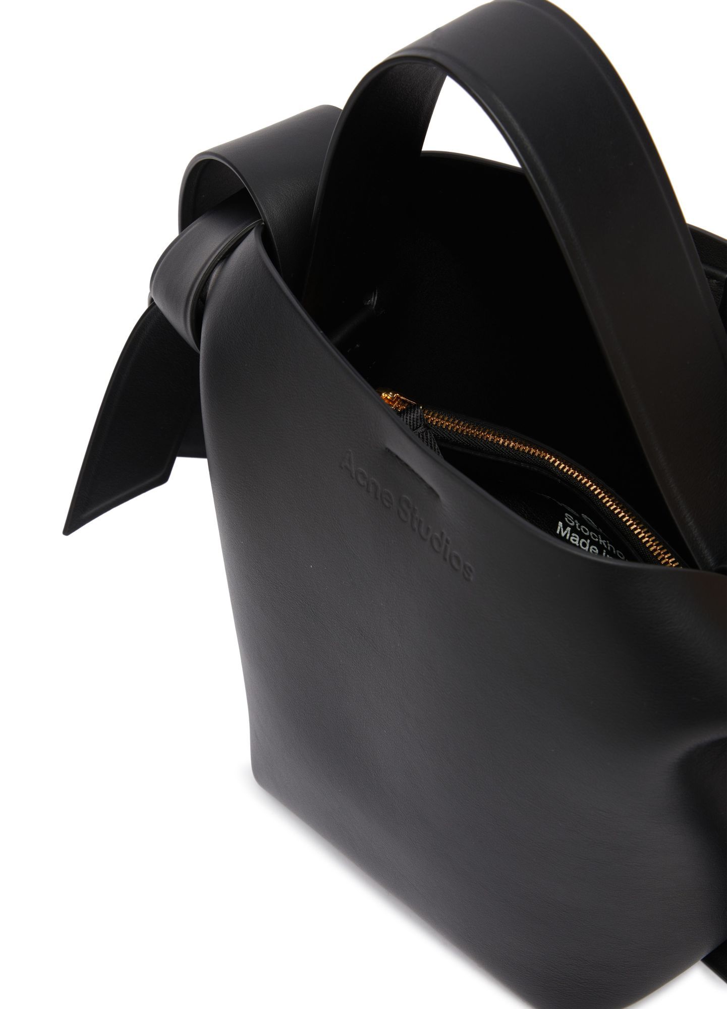 Acne Studios Logo Shoulder Bag In Black
