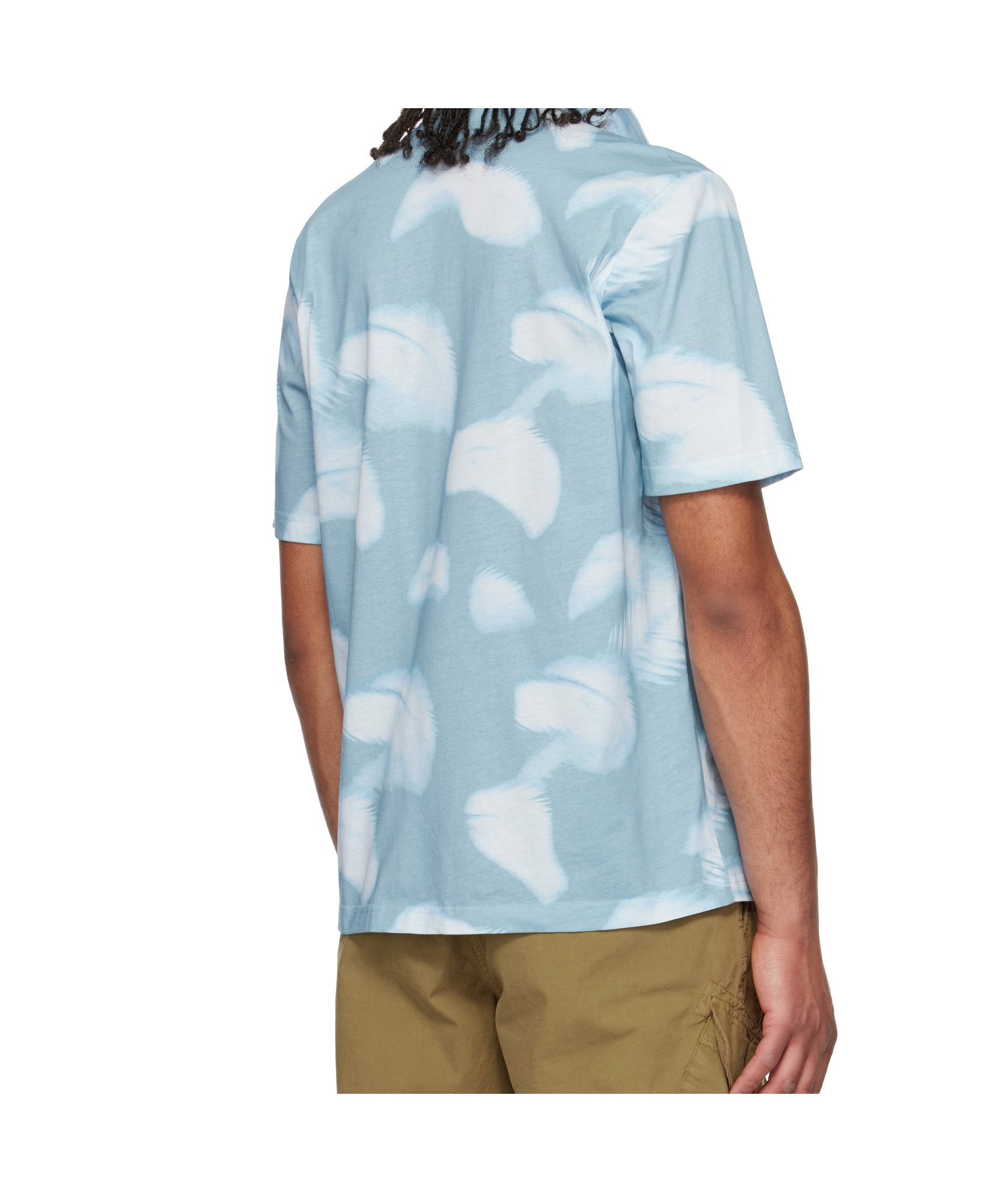 Ps By Paul Smith Abstract-print Shirt In Blue