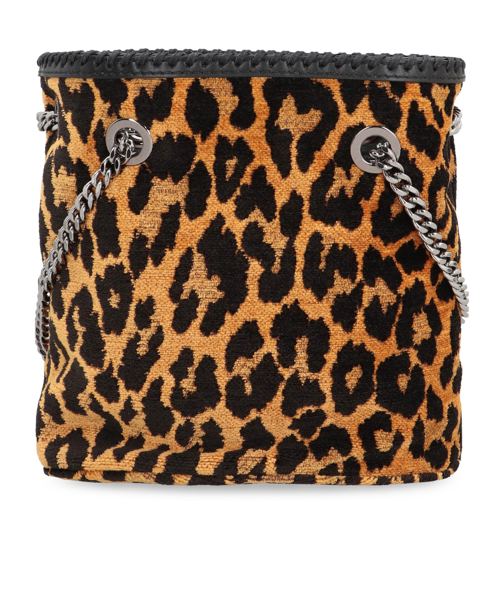 Stella Mccartney Fabric Bucket Bag In Black