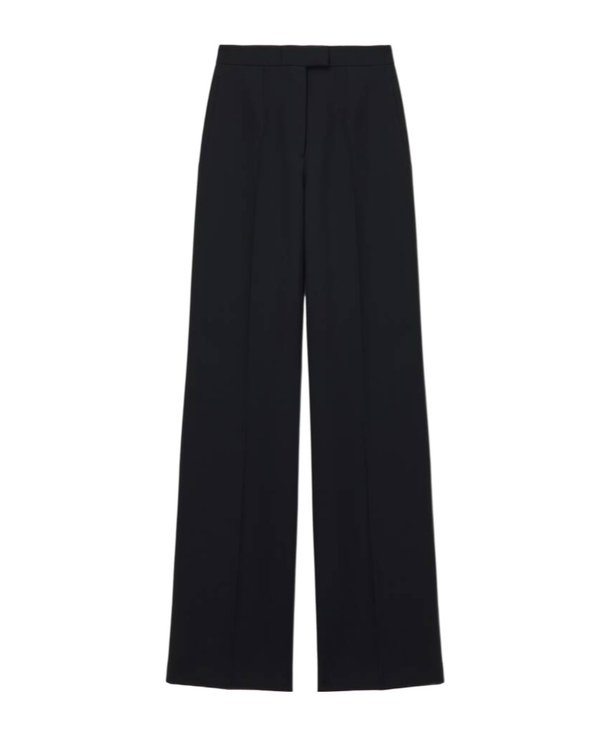Alexander Mcqueen Wool Trousers In Black