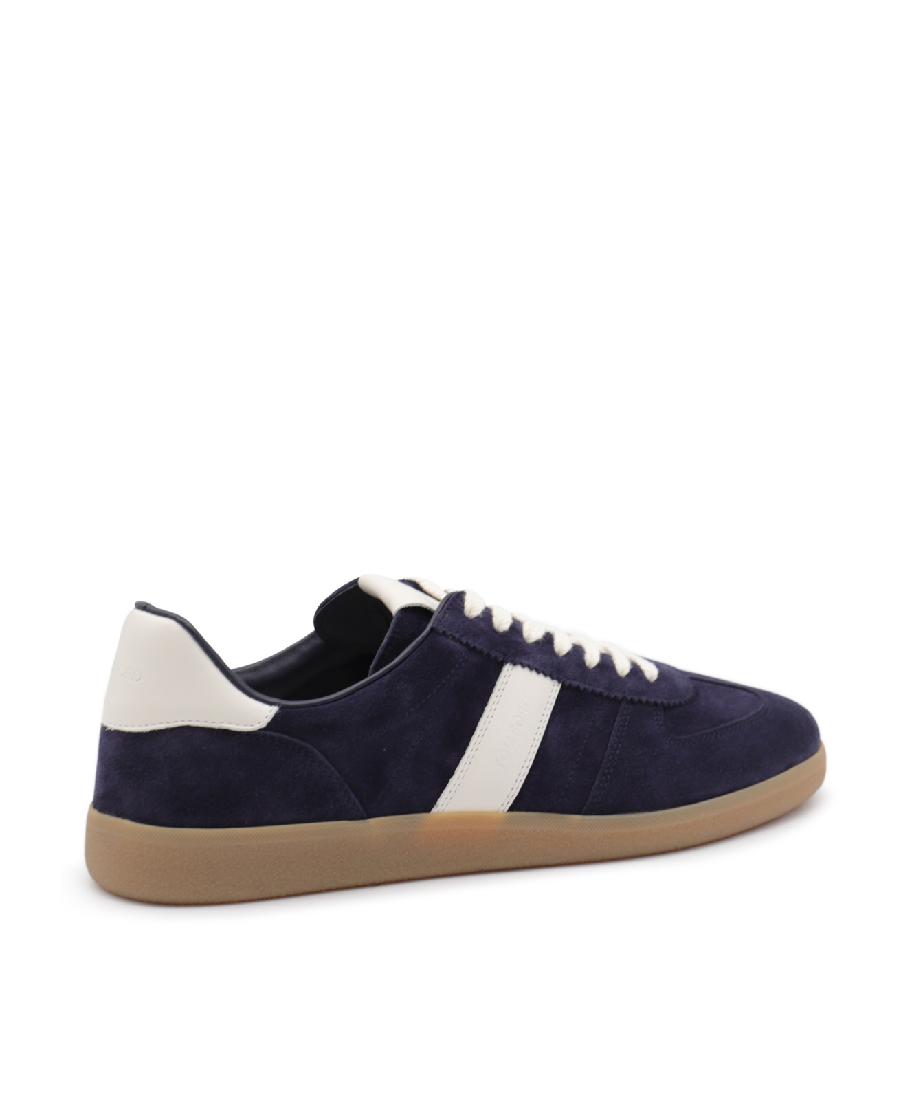Tom Ford Round Toe Sneakers In Blue