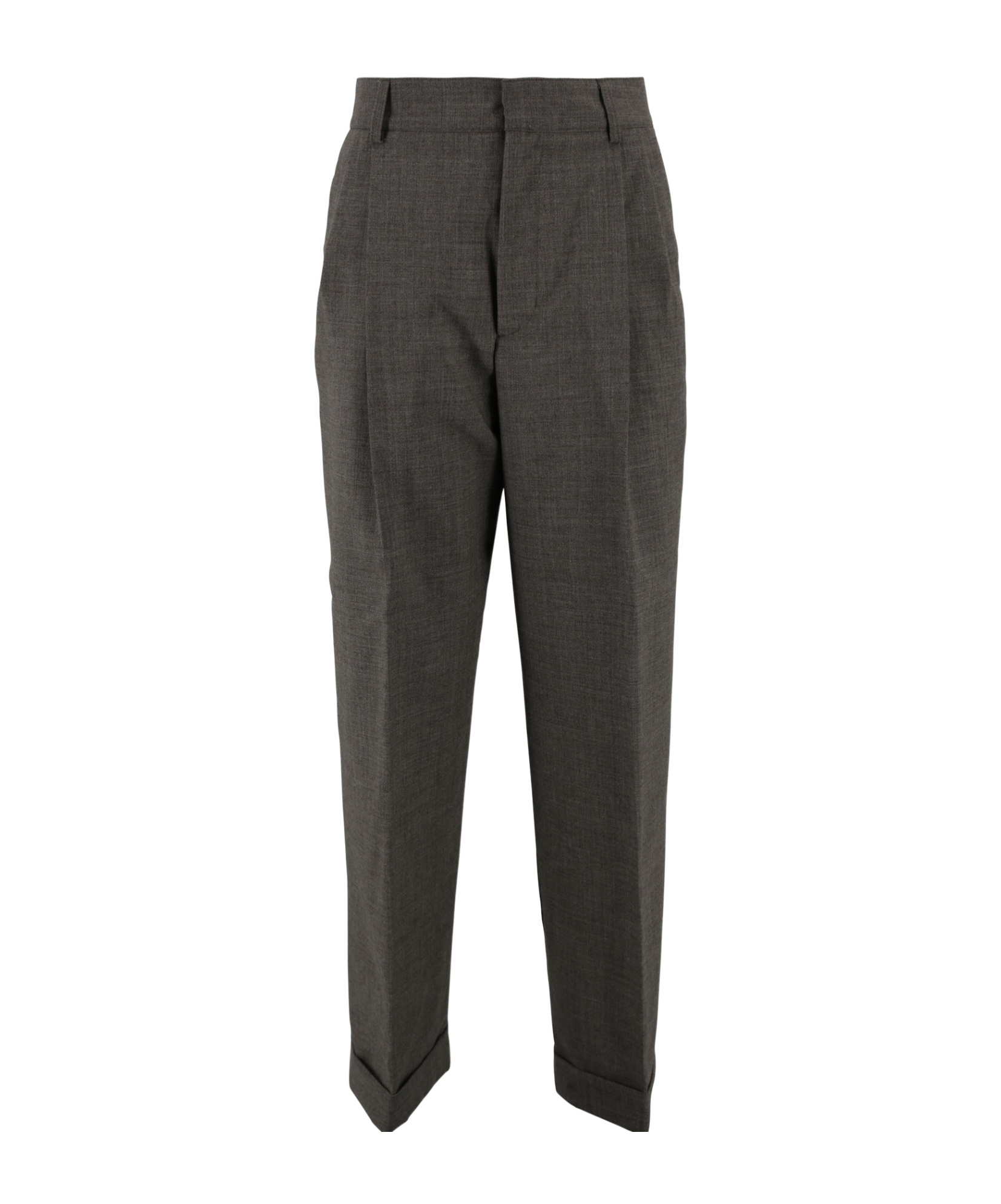 Soeur High-waisted Wool Trousers With Wide Legs In Black